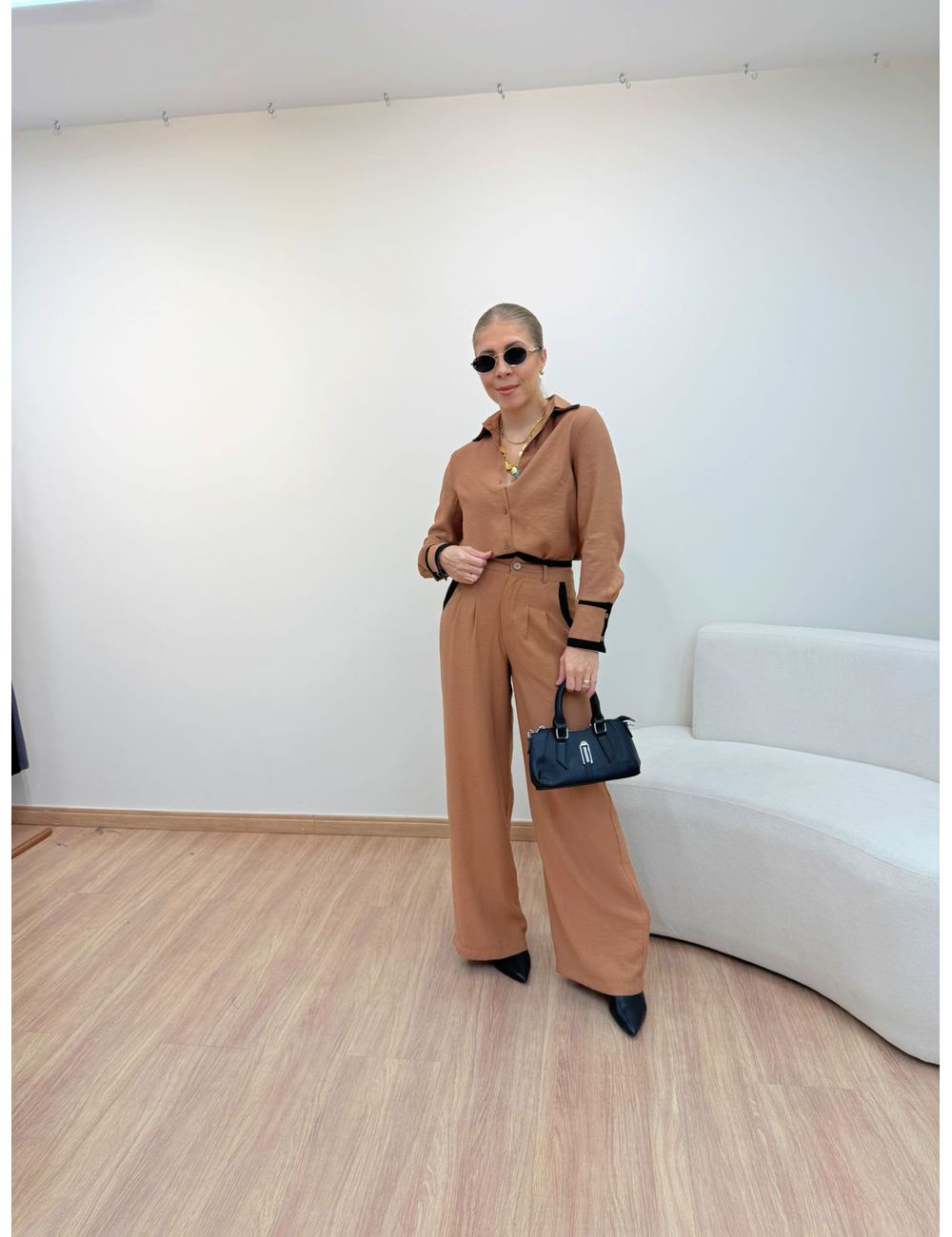 Conjunto Julieta Marrom - Ana G Store