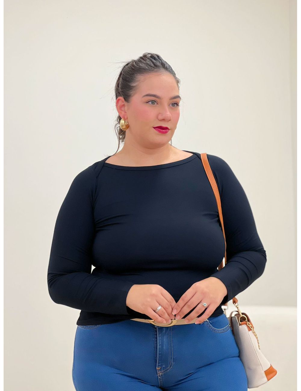 Blusa Basic Preta - Ana G Store