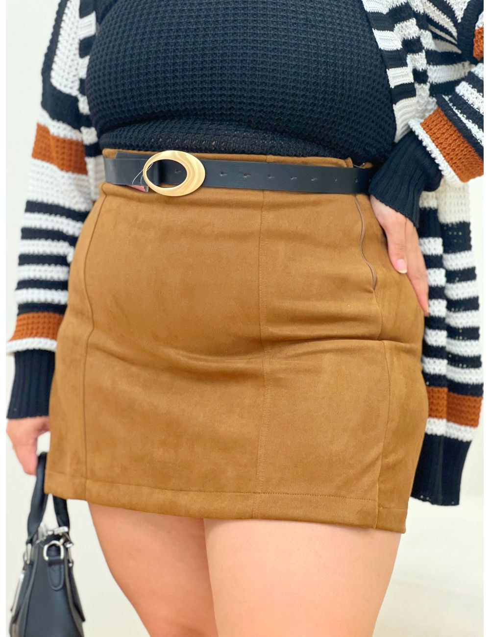 Shorts Saia Francine Marrom - Ana G Store