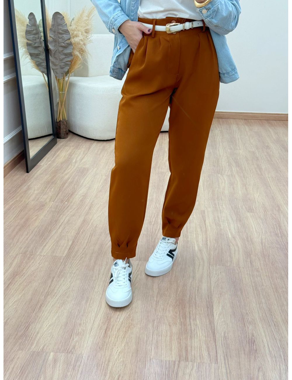 Calça Cenoura Caramelo - Ana G Store
