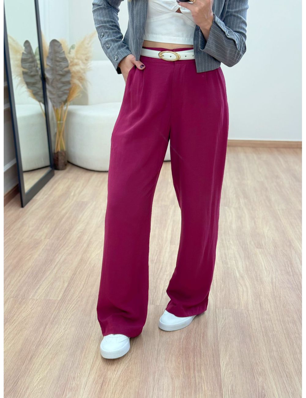 Calça Pamela Vinho - Ana G Store