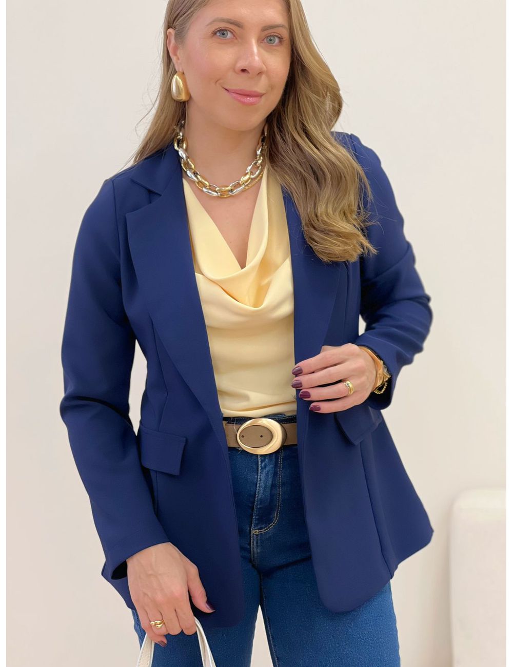 Blazer Sofi Azul - Ana G Store