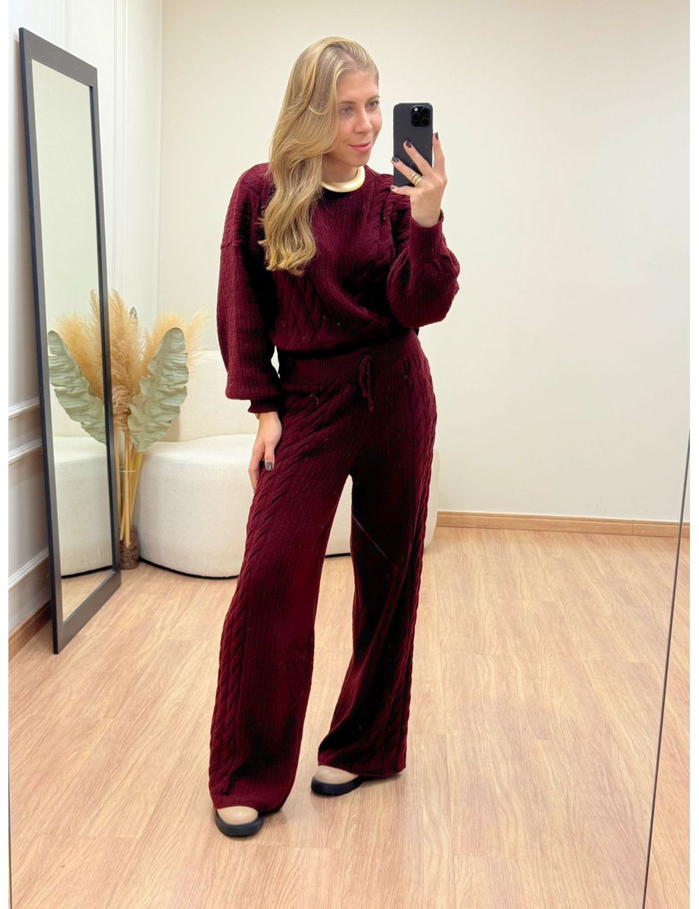 Conjunto Elen Vinho - Ana G Store