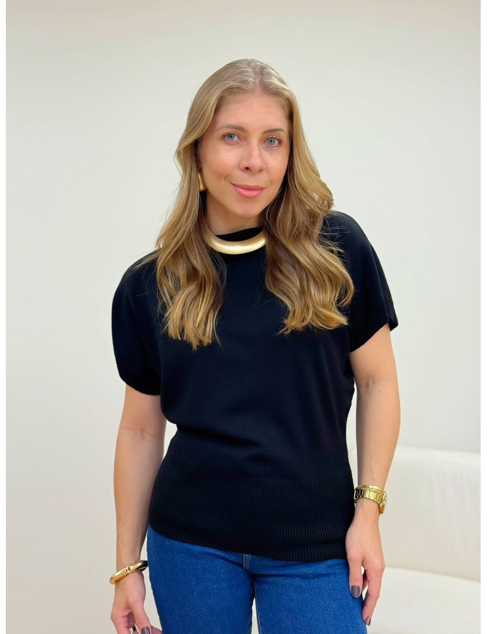 Blusa Malu Preta - Ana G Store