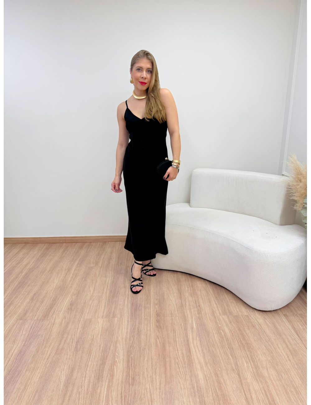 Slip Dress Preto - Ana G Store