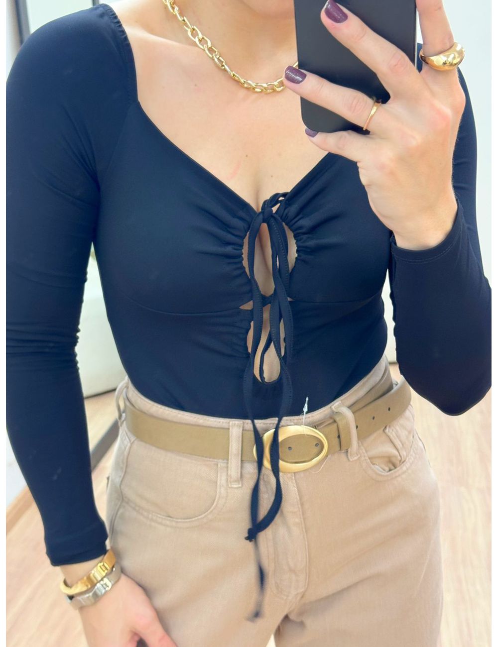 Body Bruna Preto - Ana G Store