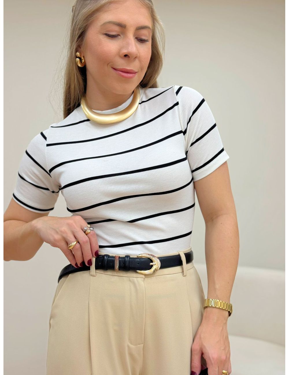 Blusa Elis Branca - Ana G Store