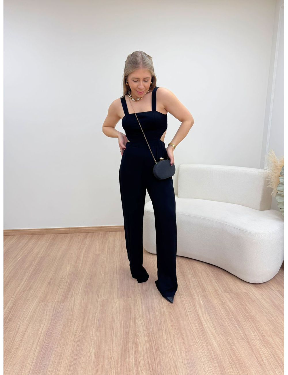 Macacão Giorgia Preto - Ana G Store