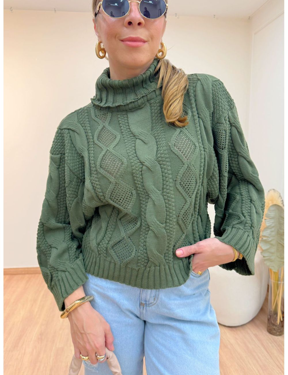 Blusa Stela Verde - Ana G Store