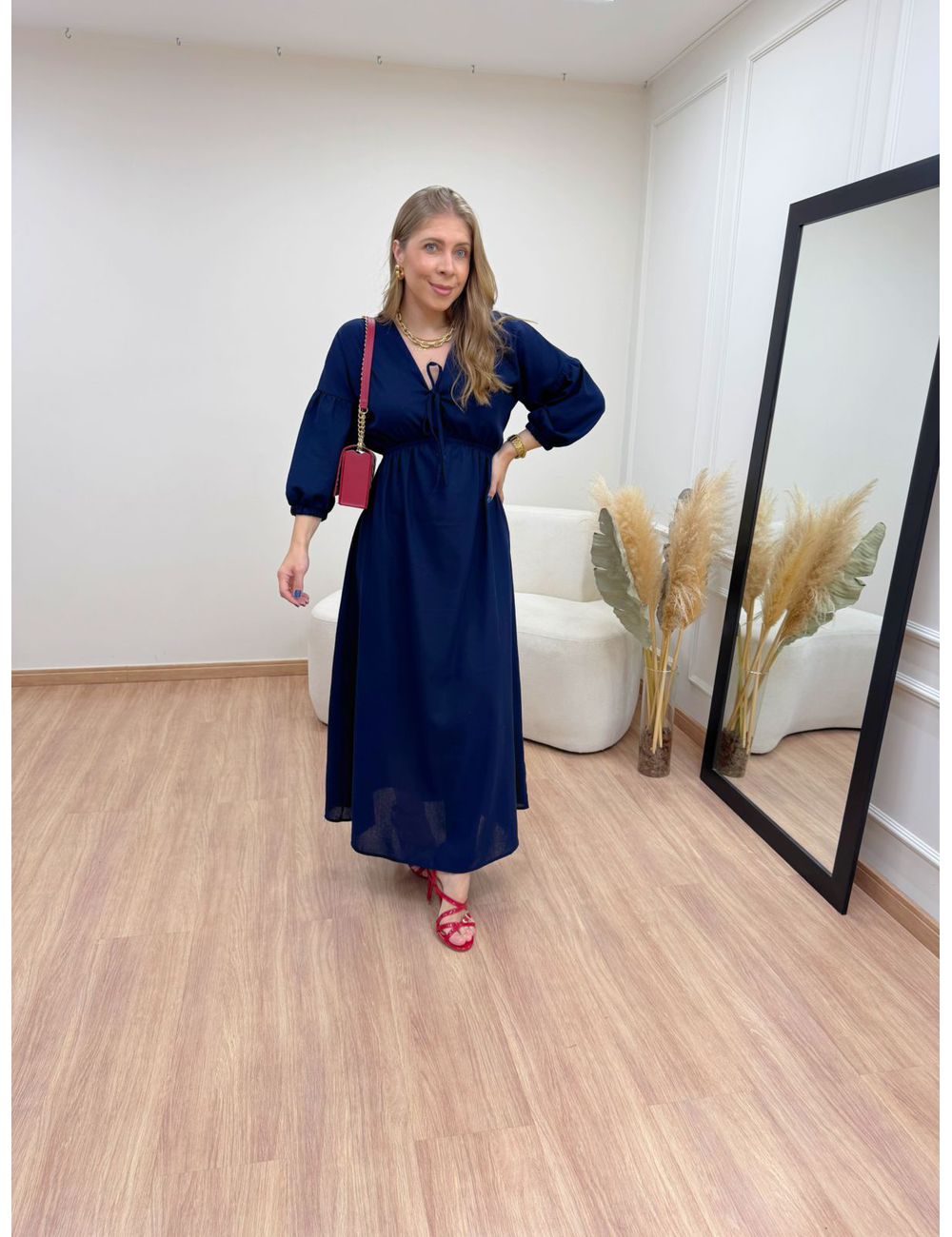 Vestido Marieva Azul - Ana G Store
