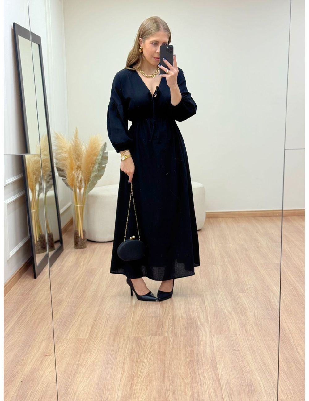 Vestido Marieva Preto - Ana G Store