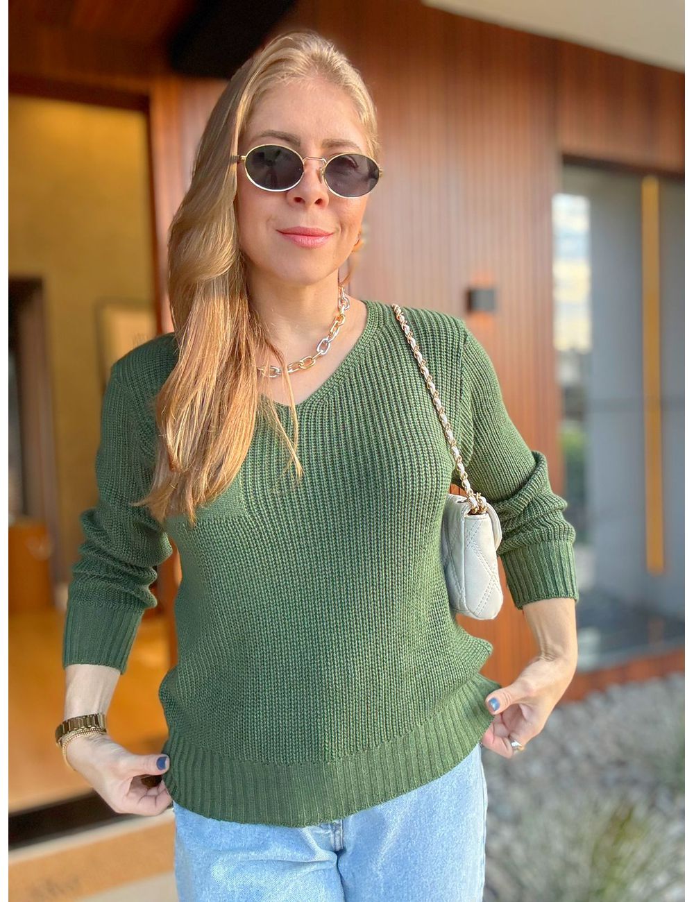 Blusa Ivania Verde - Ana G Store