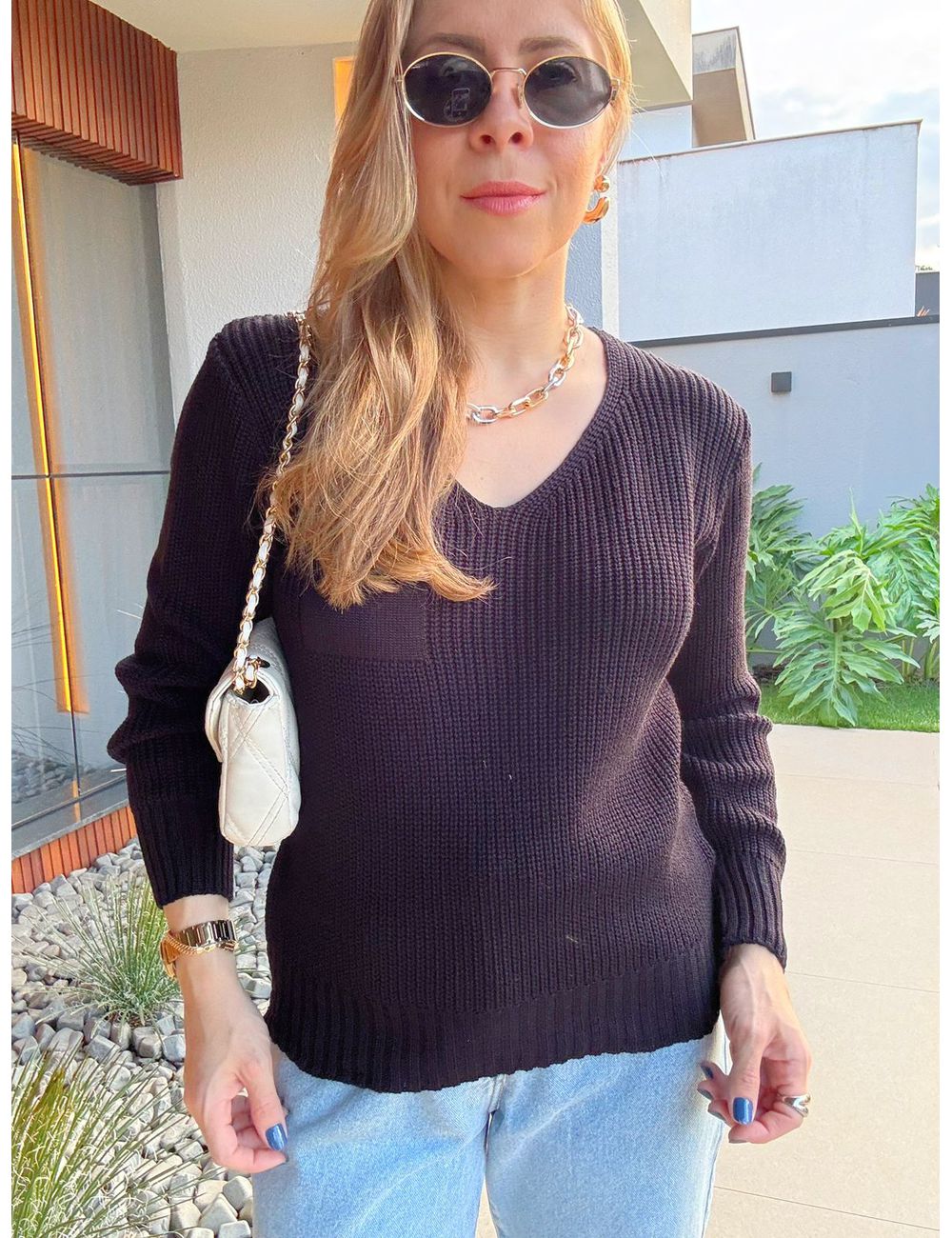 Blusa Ivania Preta - Ana G Store
