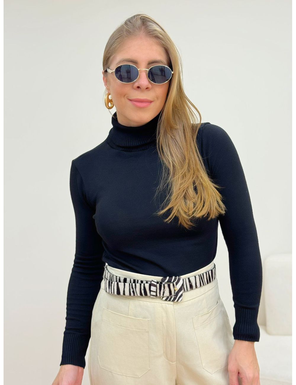 Cacharrel Tricot Preta - Ana G Store