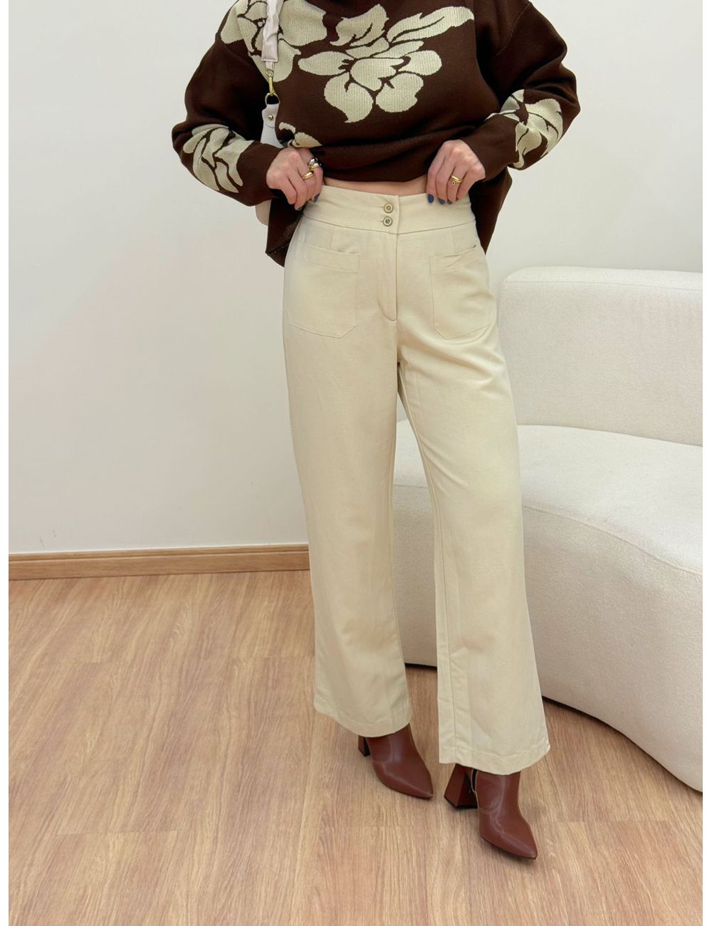 Calça Loren Bege - Ana G Store