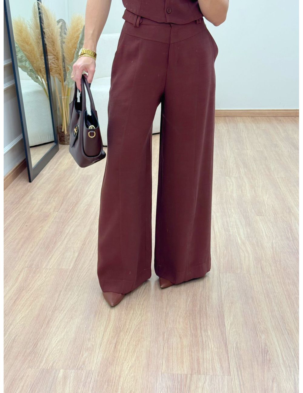 Calça Fenny Marrom - Ana G Store