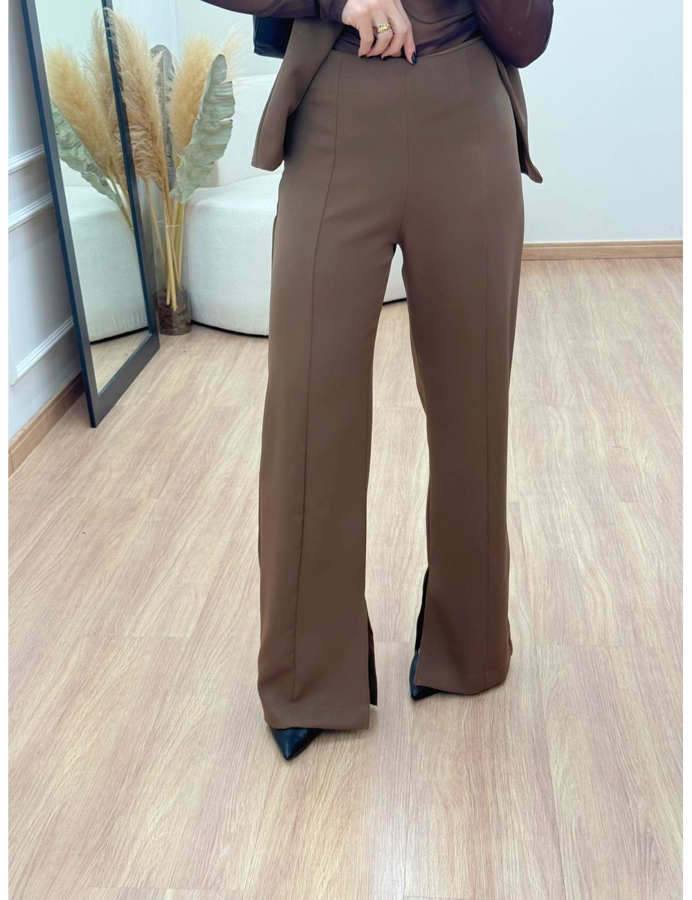 Calça Cléo Marrom - Ana G Store