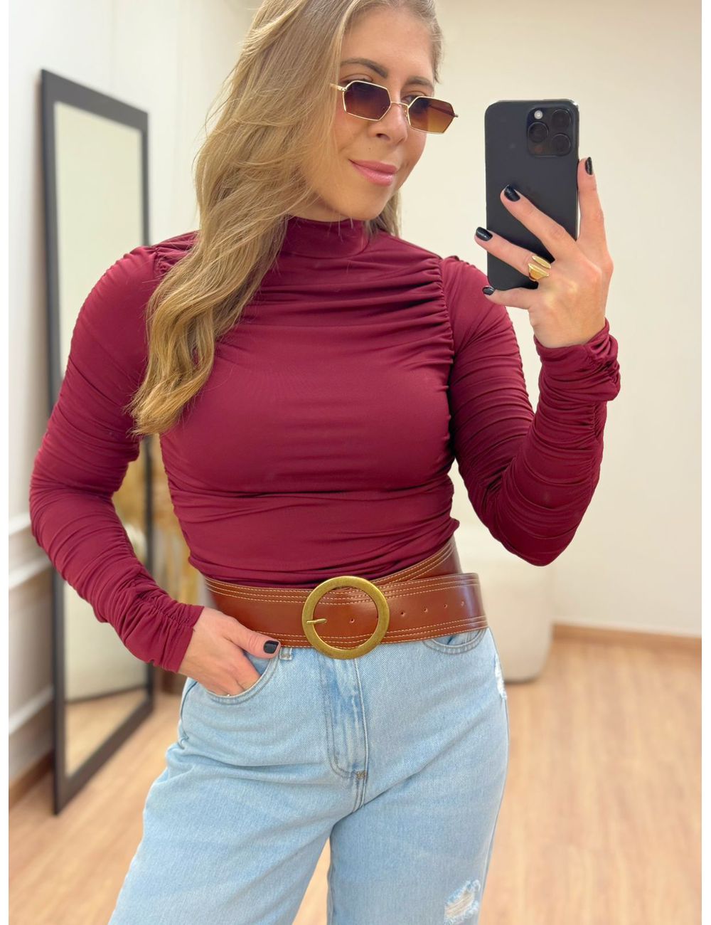 Body Rebeca Cereja - Ana G Store