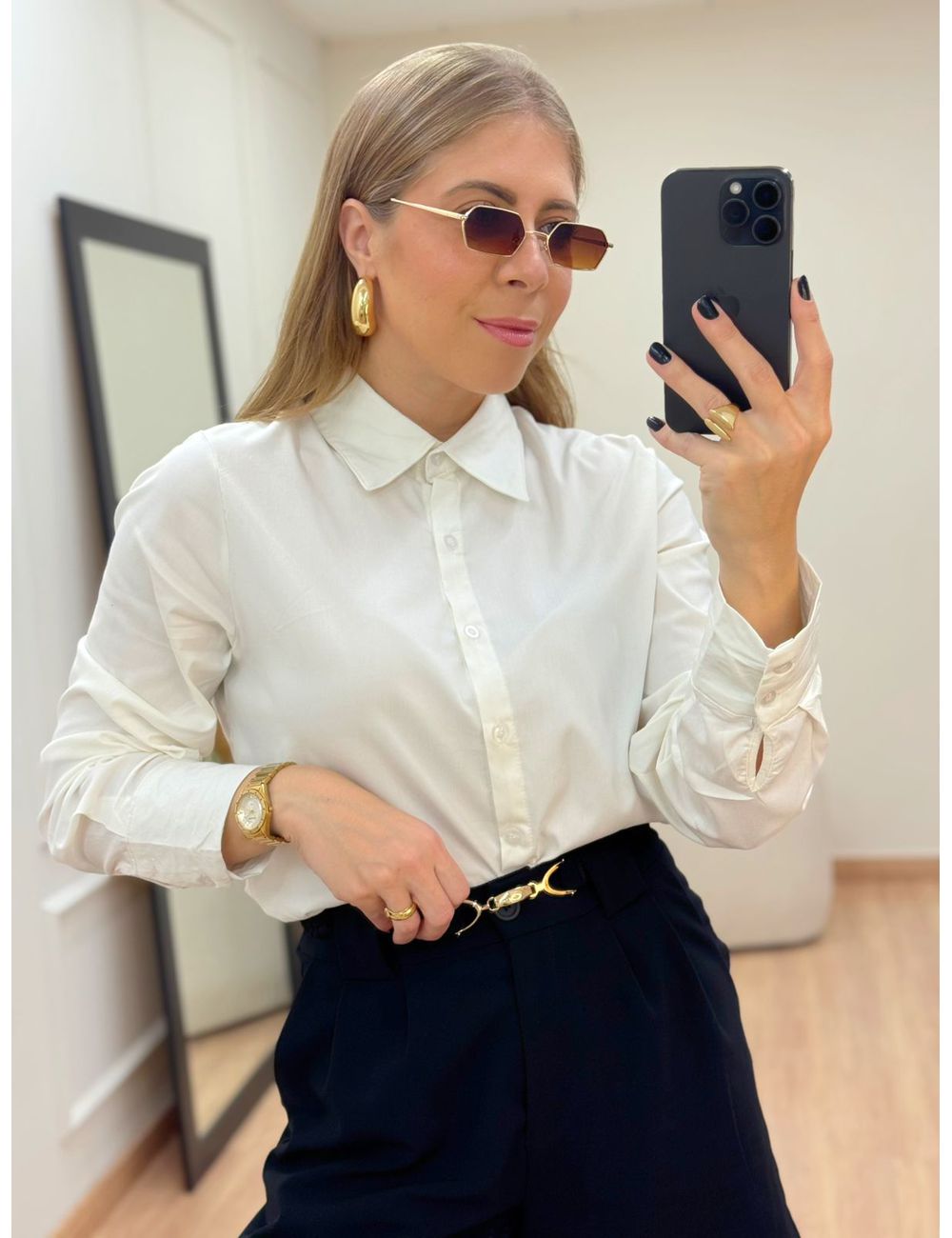 Camisa Luci Branca - Ana G Store