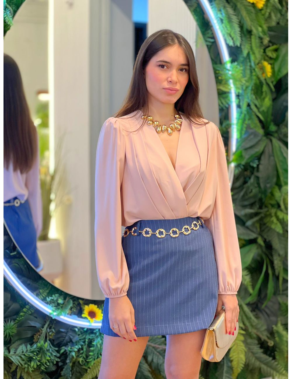 Short Saia Naomi Azul - Ana G Store