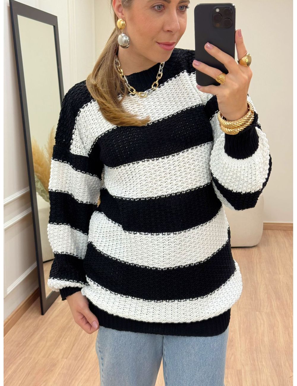 Blusa Eleonor Preta - Ana G Store