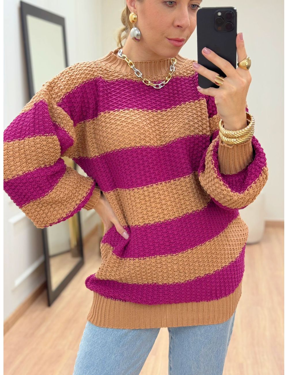 Blusa Eleonor Rosa - Ana G Store