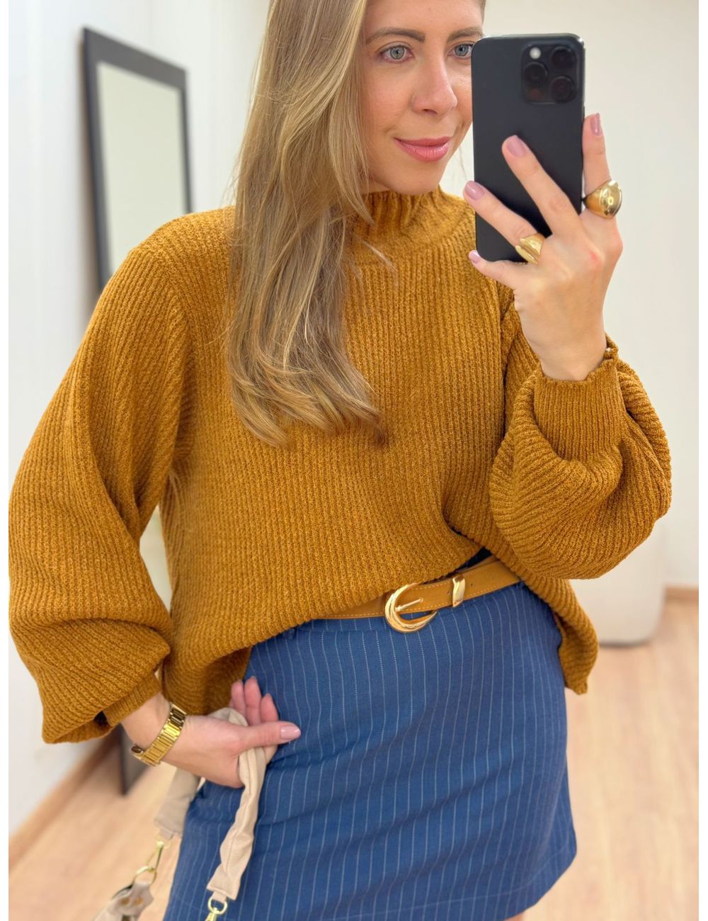 Blusa Penélope Caramelo - Ana G Store