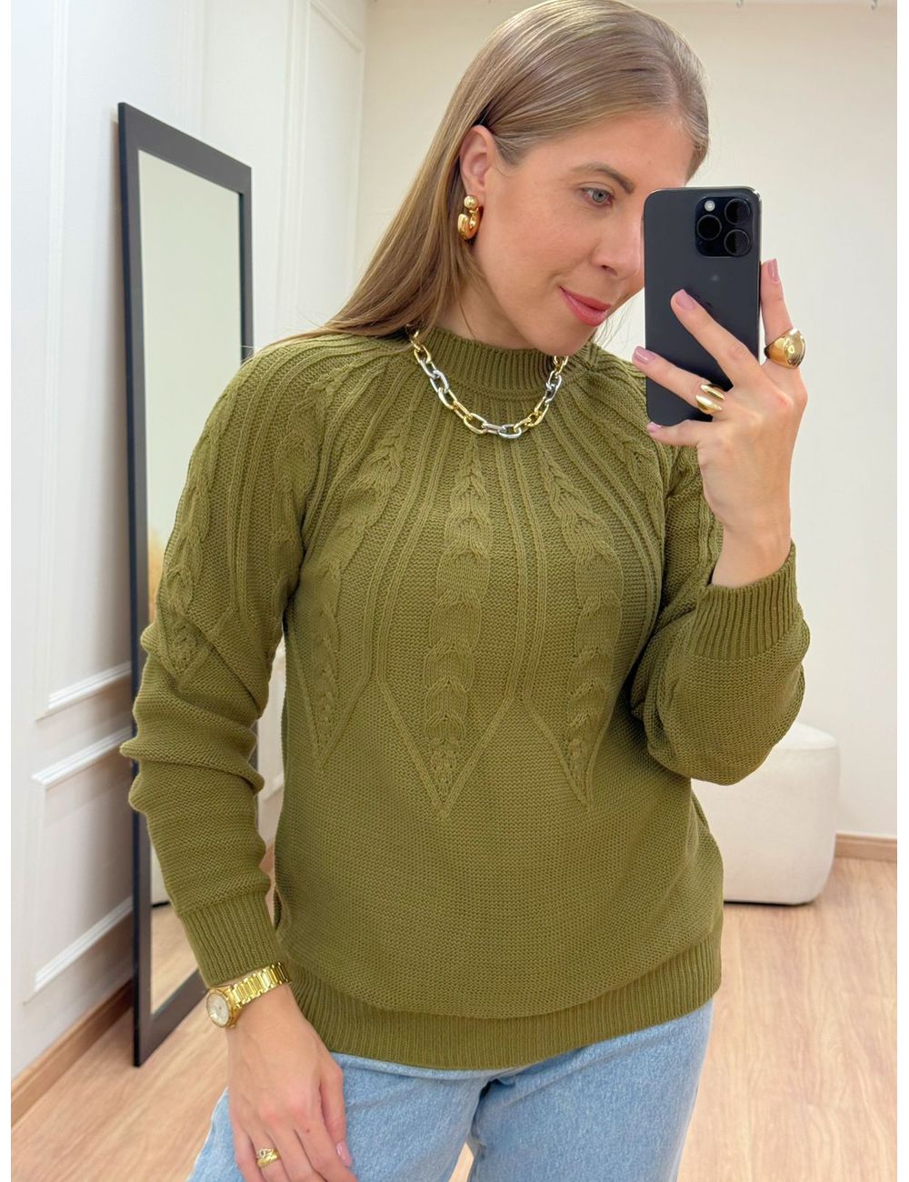Blusa Ceci Verde - Ana G Store