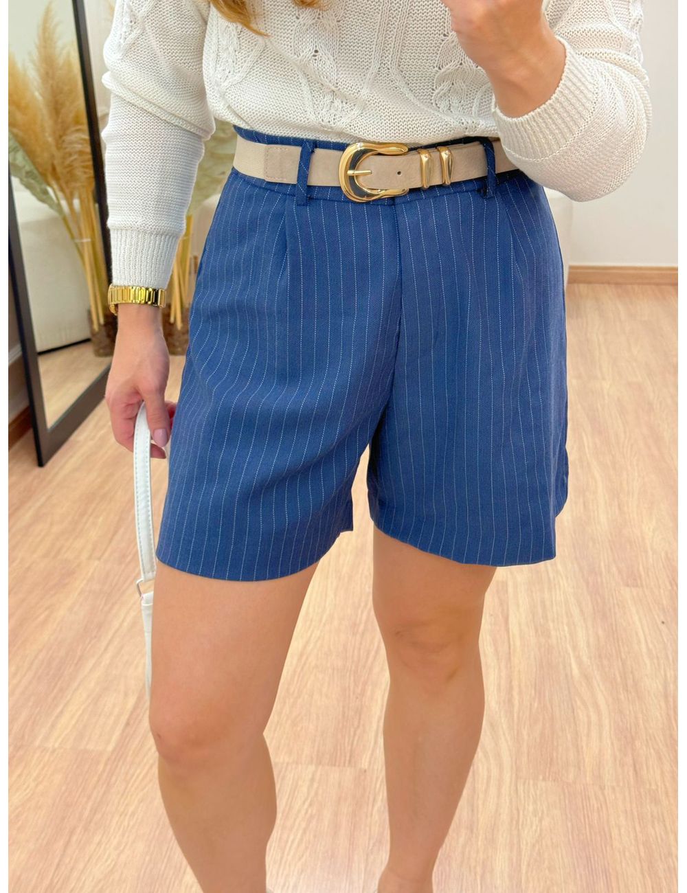 Shorts Naomi Azul - Ana G Store