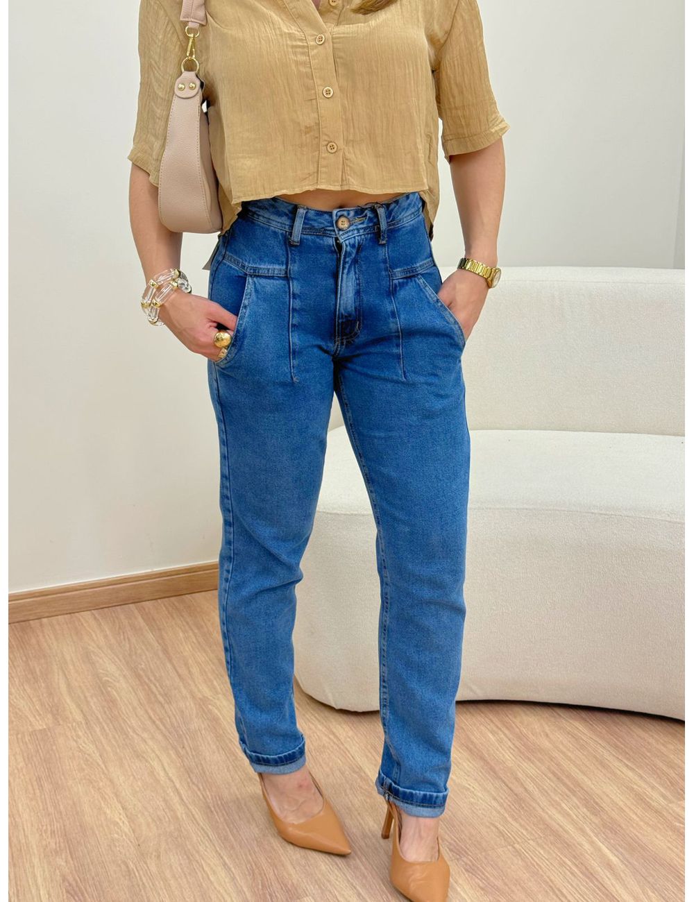 Calça Reta Dardak Jeans - Ana G Store