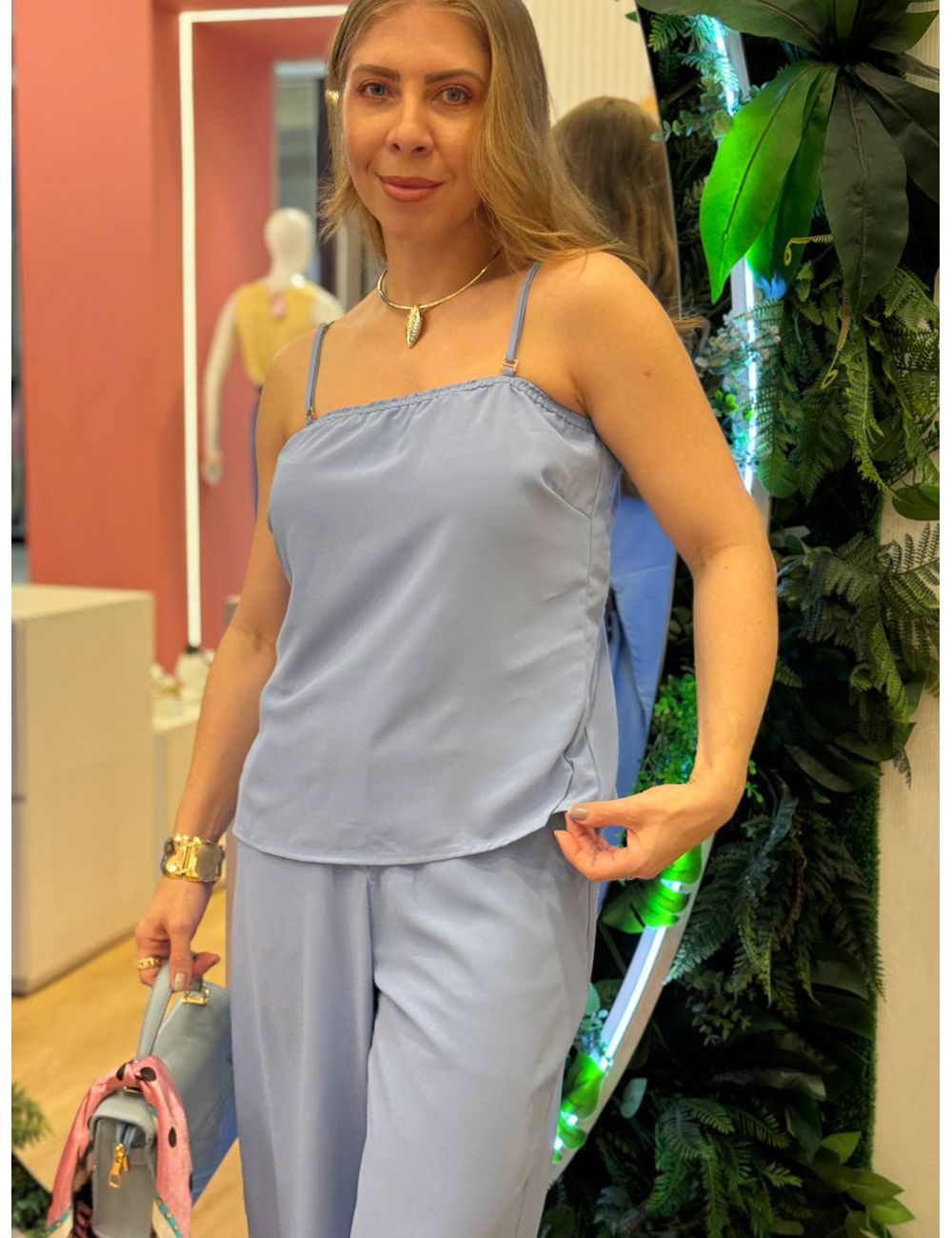 Blusa Jade Azul - Ana G Store