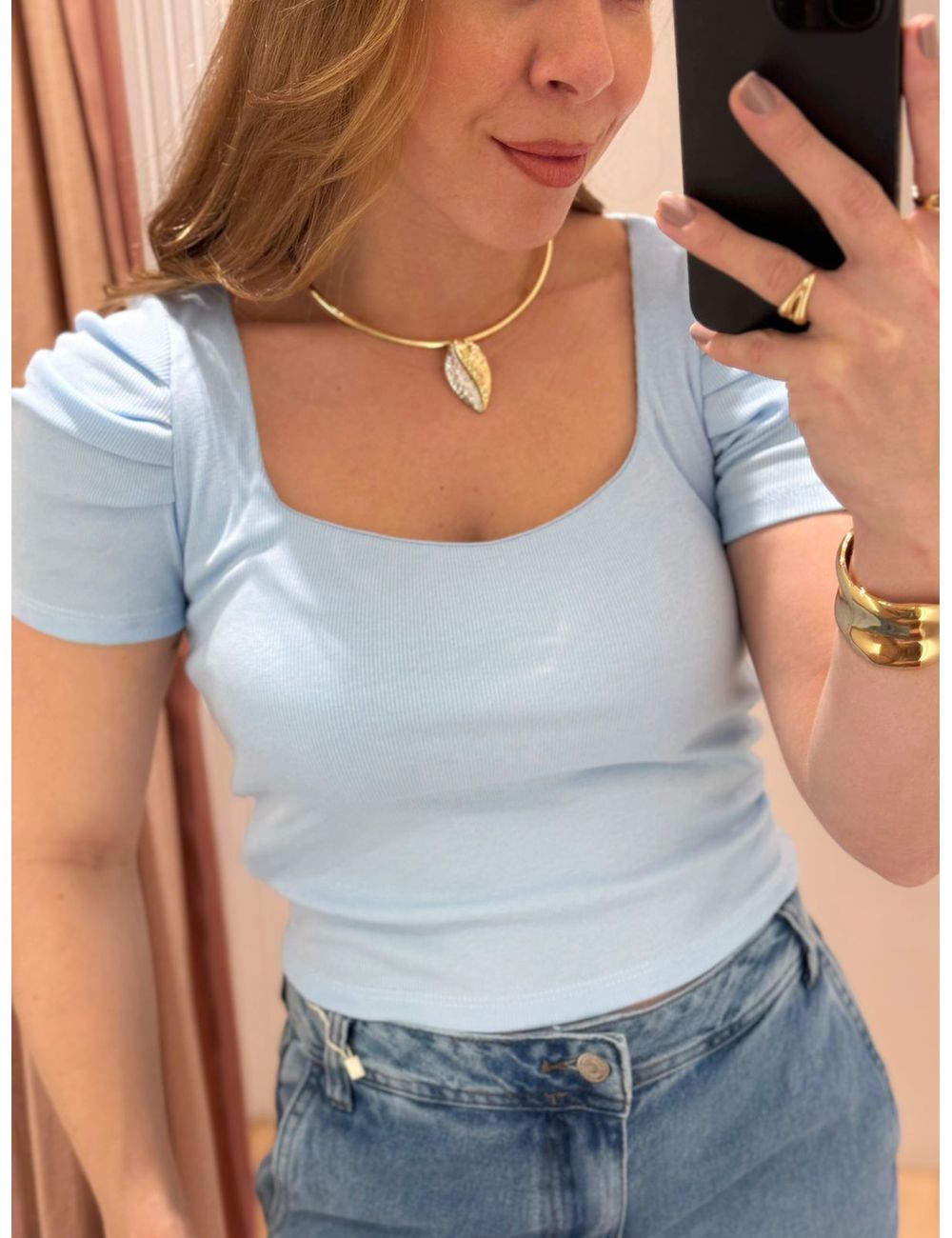 Blusa Willa Azul - Ana G Store
