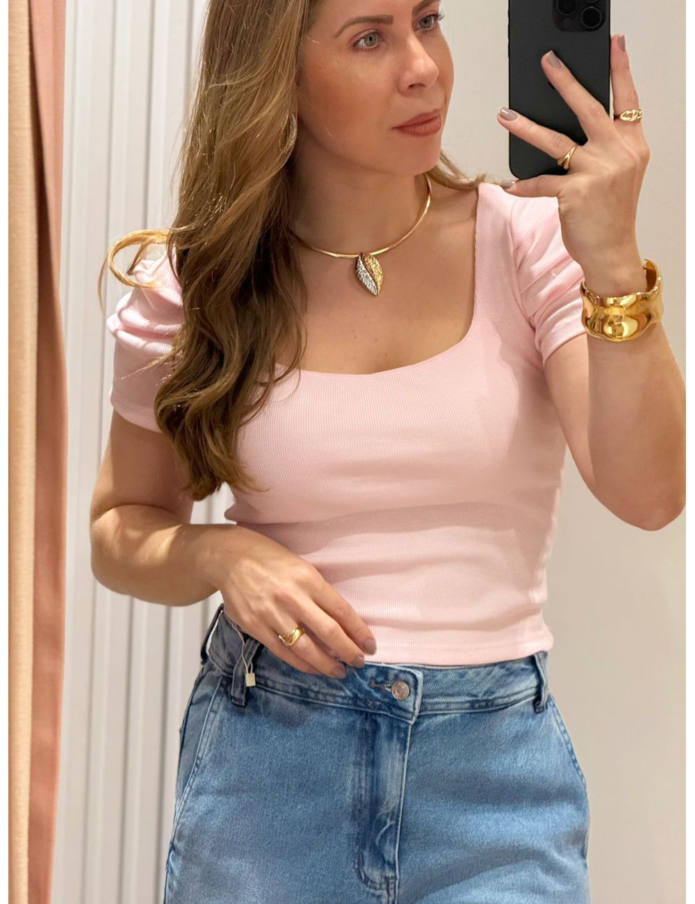 Blusa Willa Rosa - Ana G Store