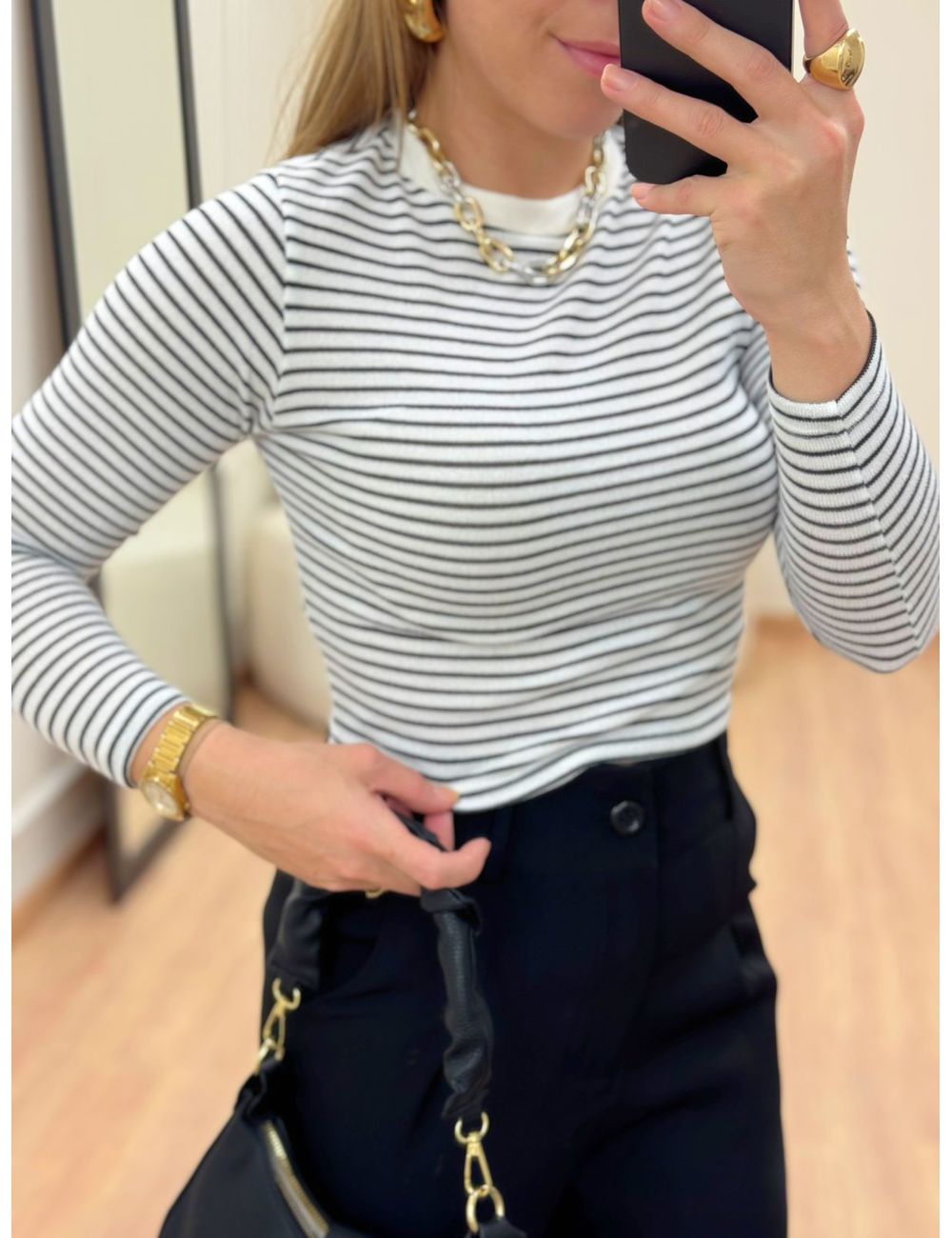 Blusa Tricot Listrado - Ana G Store