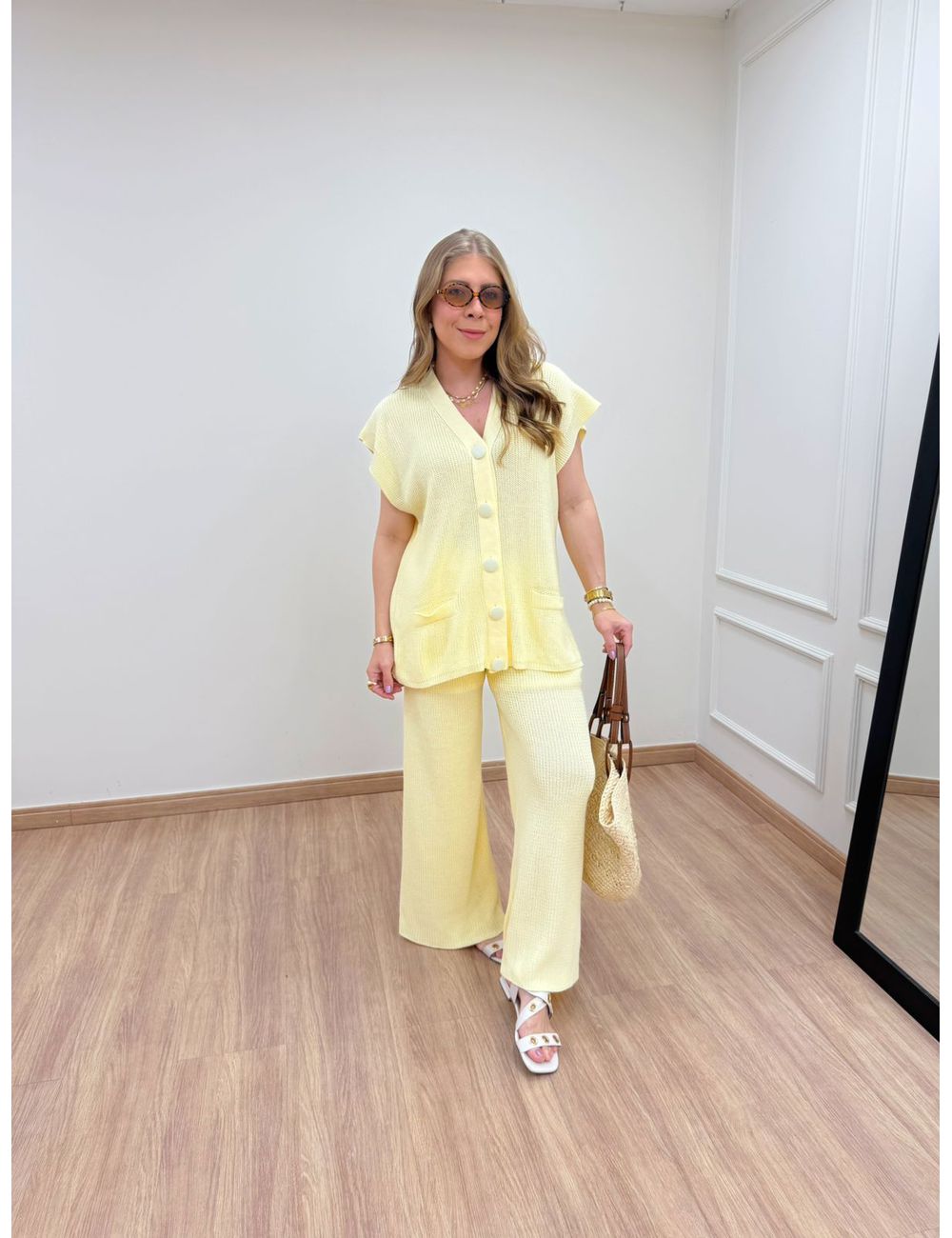 Conjunto Ágata Amarelo - Ana G Store