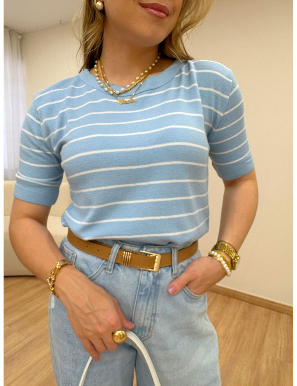 Blusa Taci Azul - Ana G Store