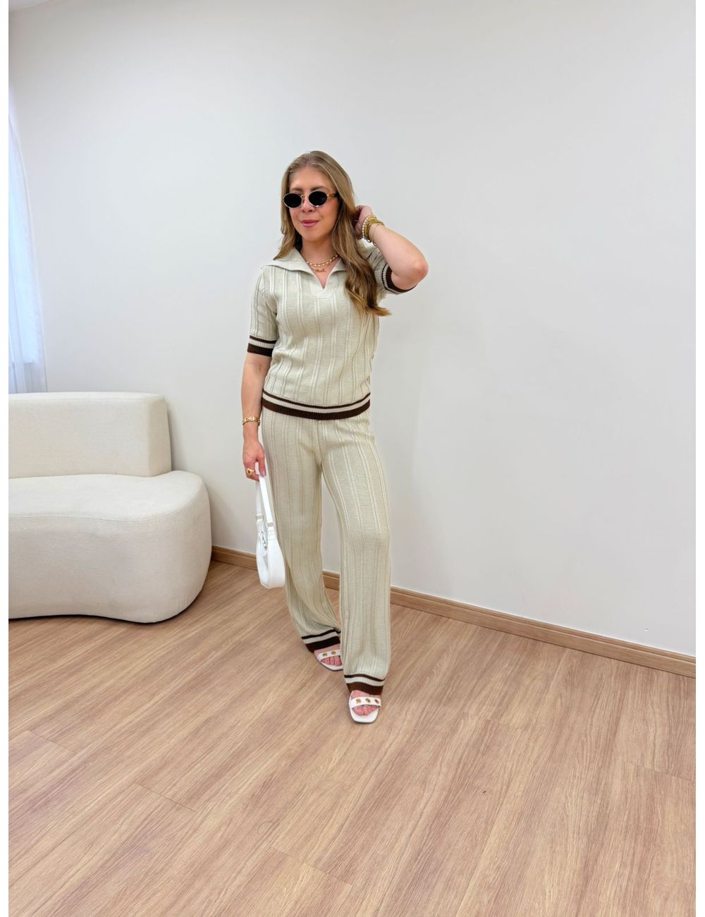 Conjunto Gisela Areia - Ana G Store