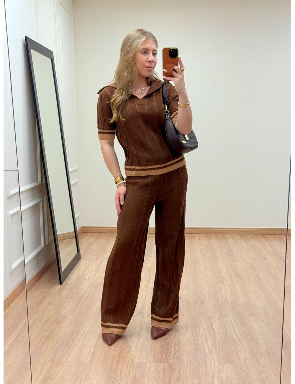 Conjunto Gisela Marrom - Ana G Store