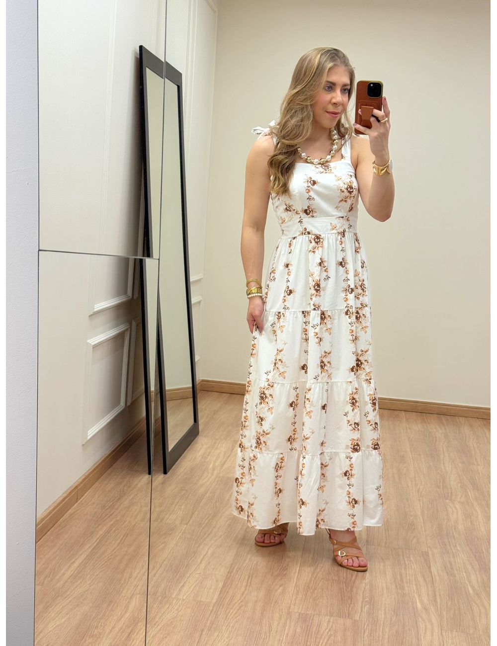 Vestido Cassandra Marrom - Ana G Store