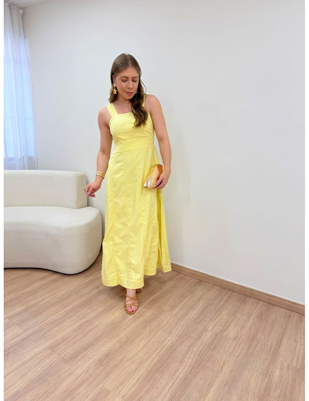 Vestido Mavi Amarelo - Ana G Store