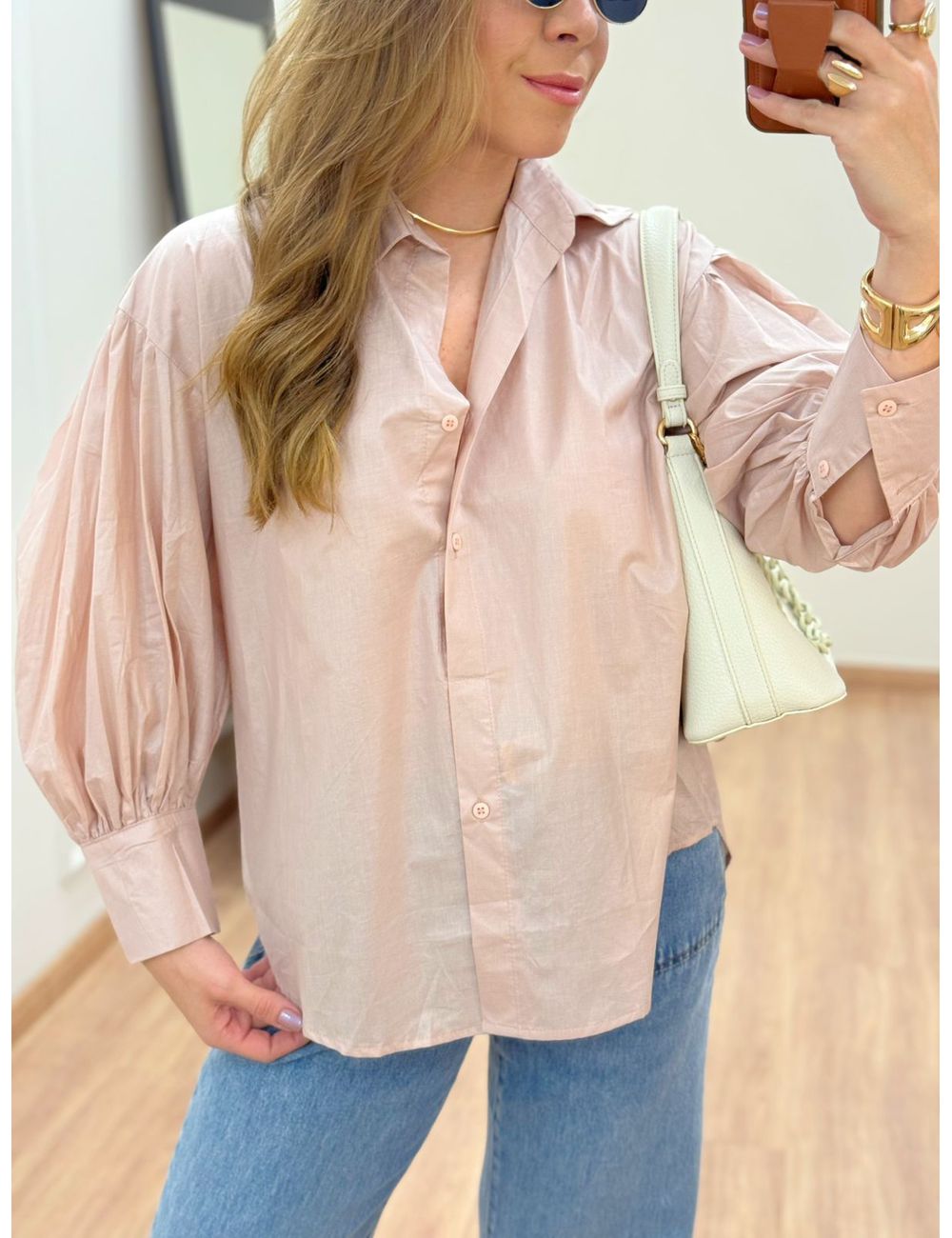 Camisa Luara Rose - Ana G Store