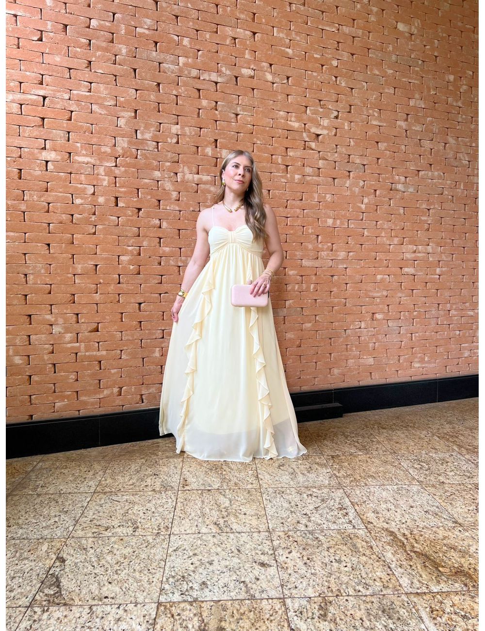Vestido Magnólia Manteiga - Ana G Store