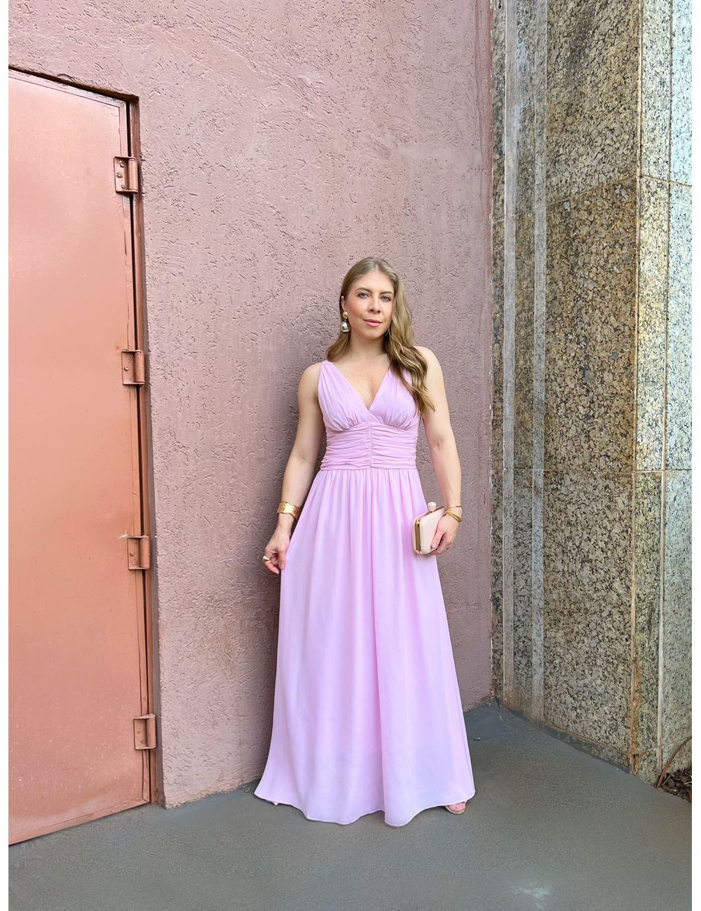 Vestido Atena Rosa - Ana G Store
