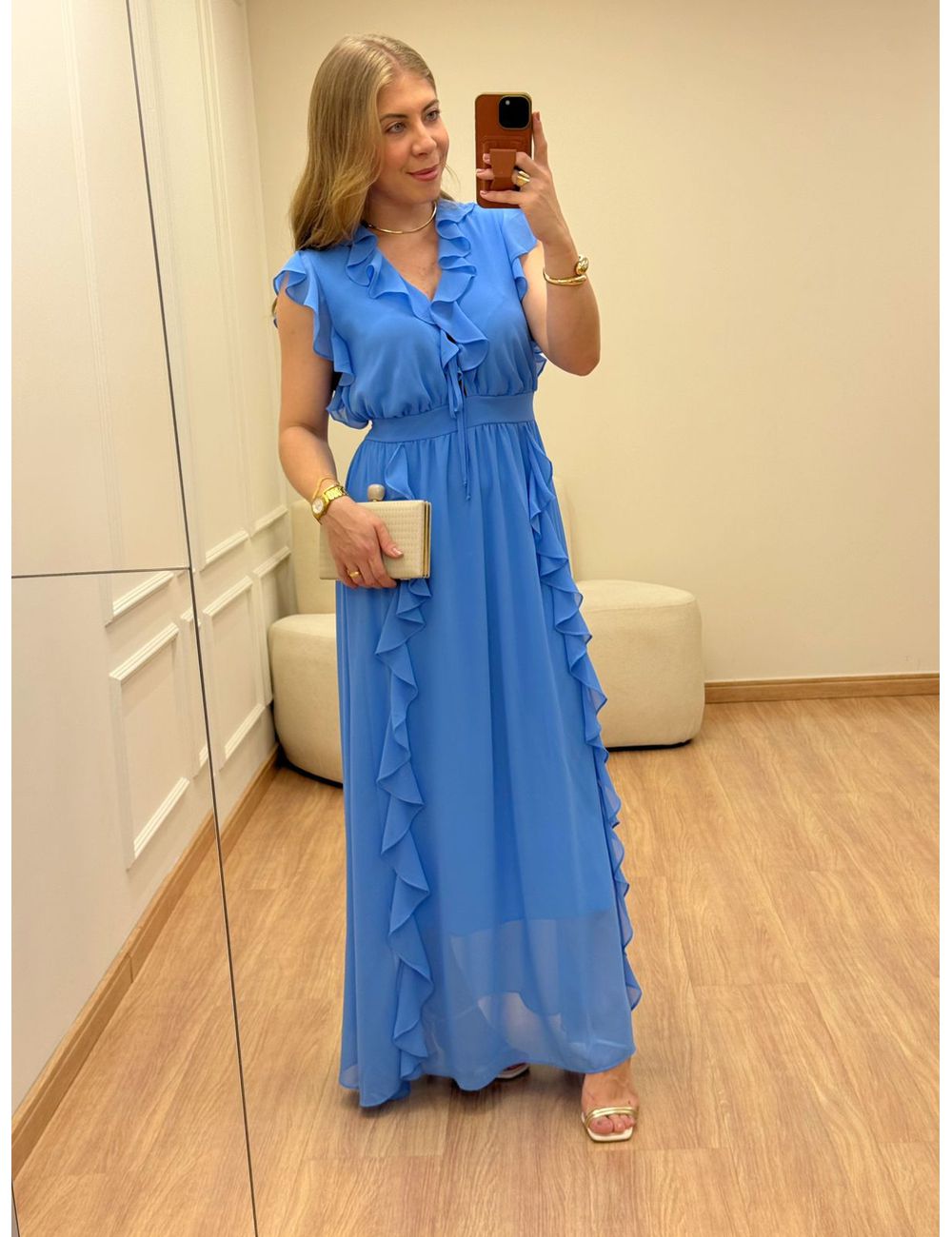 Vestido Nora Azul - Ana G Store
