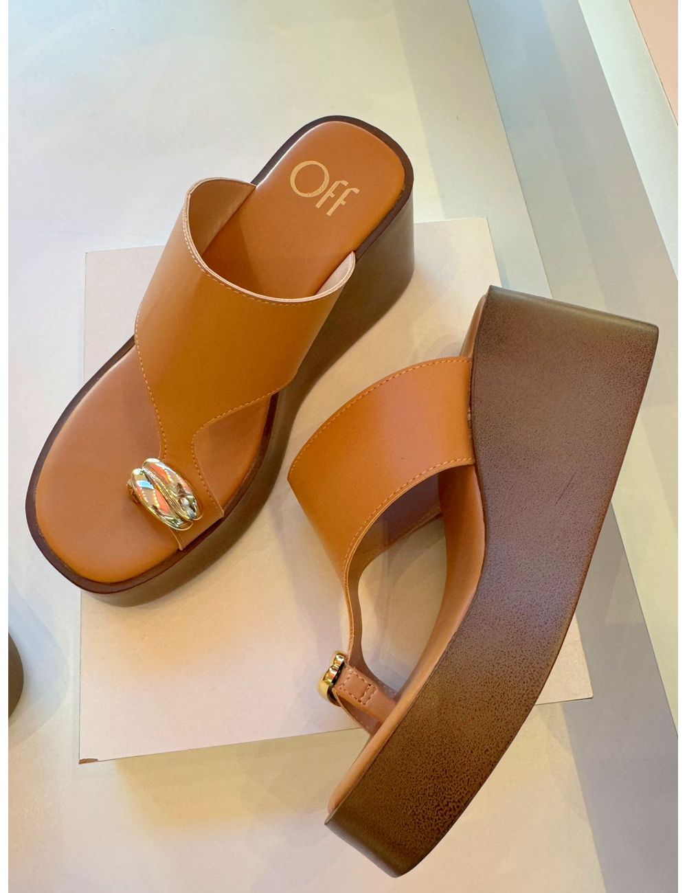 Tamanco Fashion Marrom - Ana G Store