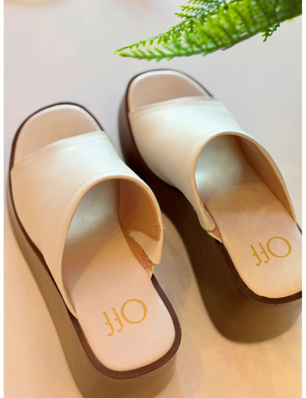 Tamanco Retrô Off White - Ana G Store