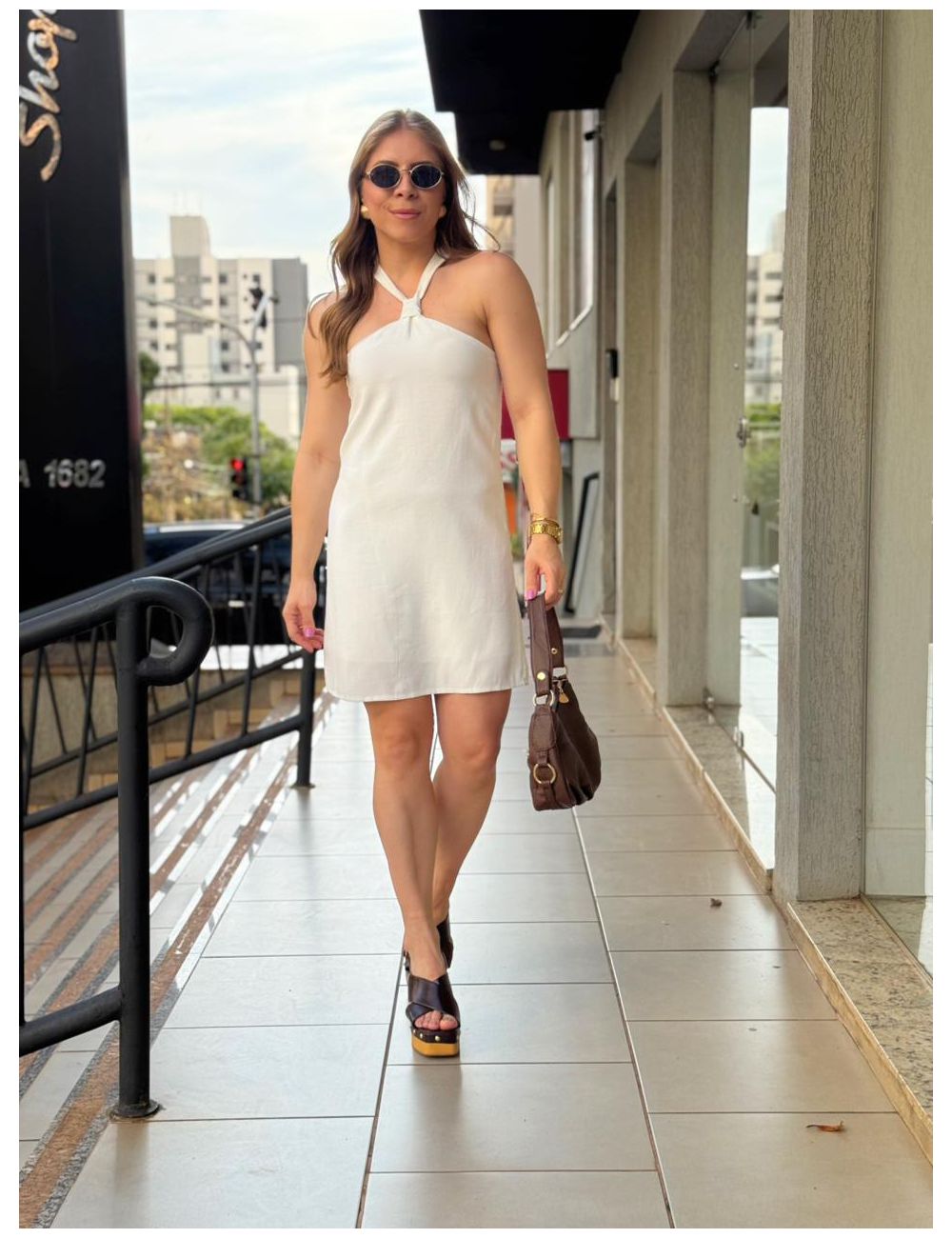 Vestido Sara Branco - Ana G Store
