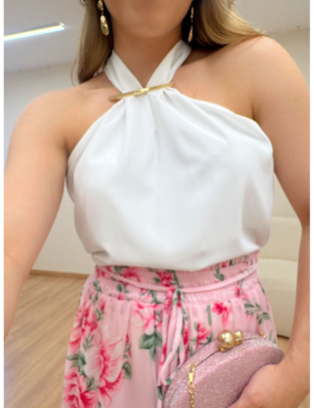 Blusa Aurora Branca - Ana G Store