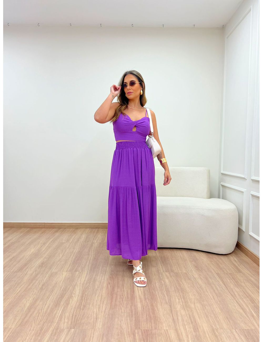 Conjunto Cassi Roxo - Ana G Store