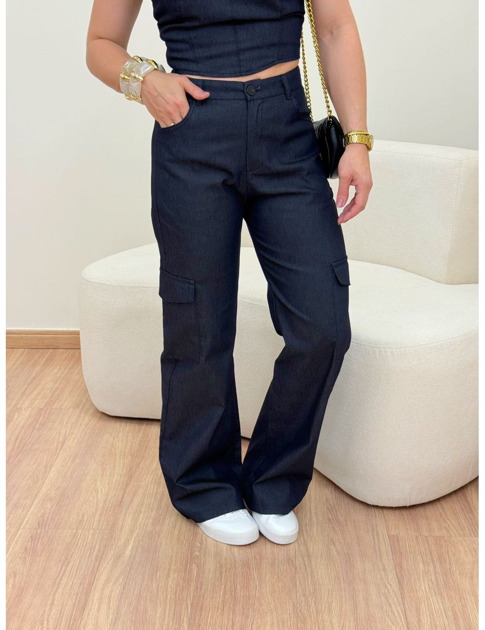 Calça Verônica Grafite - Ana G Store